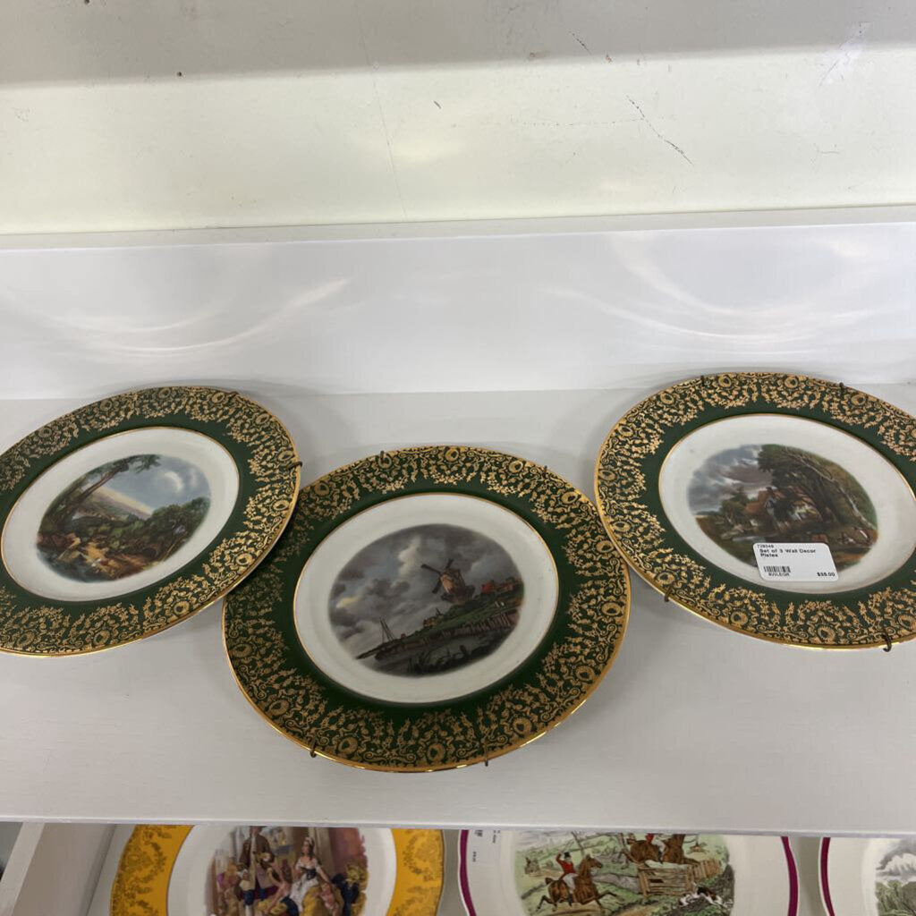 Set of 3 Wall Decor Plates