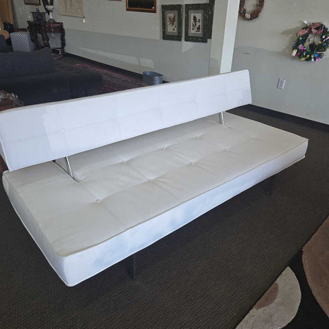 Minimalist Leather Sleeper Sofa