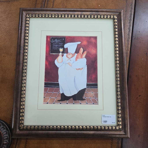 Framed Chef Art