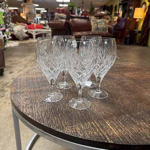 5pc Royal Doulton Crystal Stemware