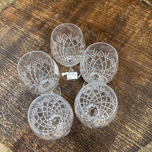 5pc Royal Doulton Crystal Stemware