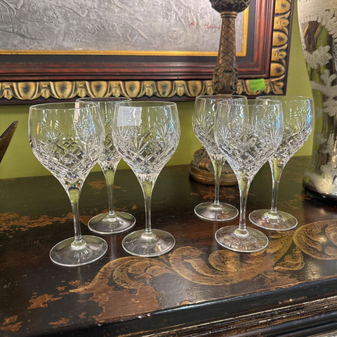 6pc Royal Doulton Crystal Stemware