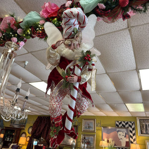 Large Mark Roberts Candy Cane Fairy