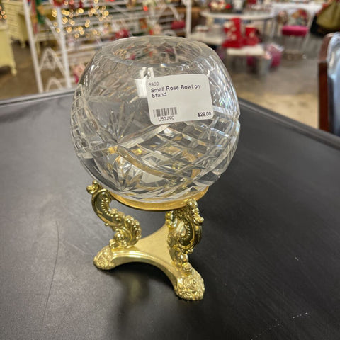Small Rose Bowl on Stand