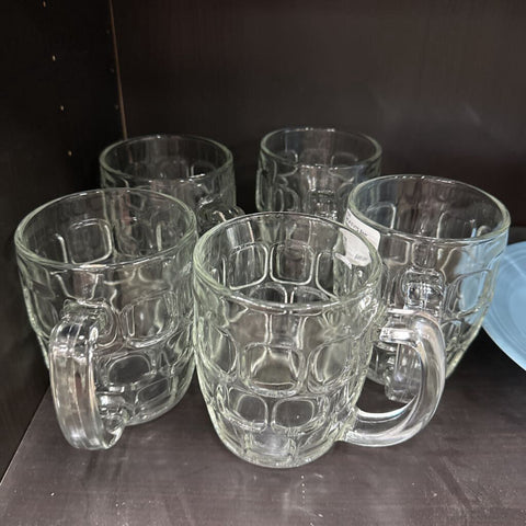 Set of 5 VTG Beer Glasses