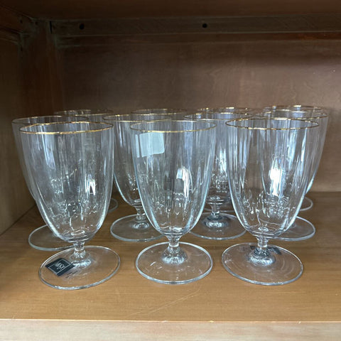 Set of 11 Crystal Glasses