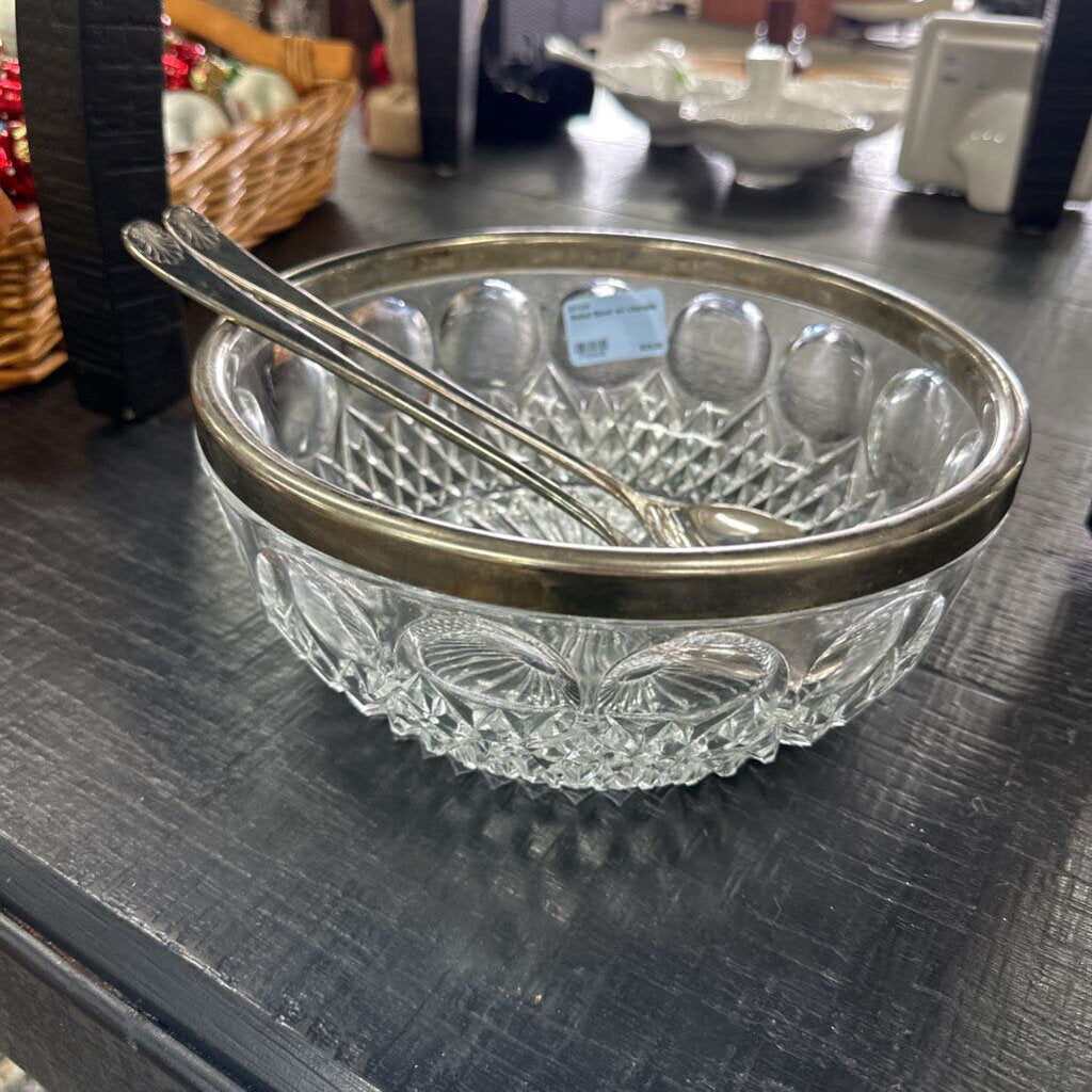 Salad Bowl w/ Utensils