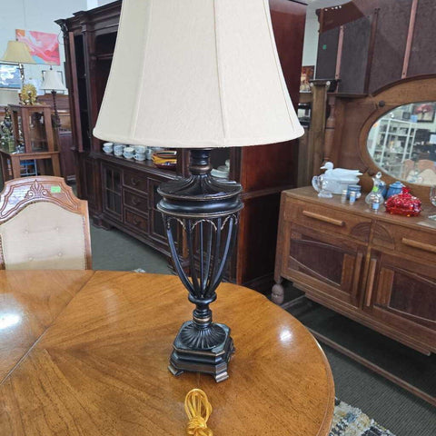 Black Lamp with Shade
