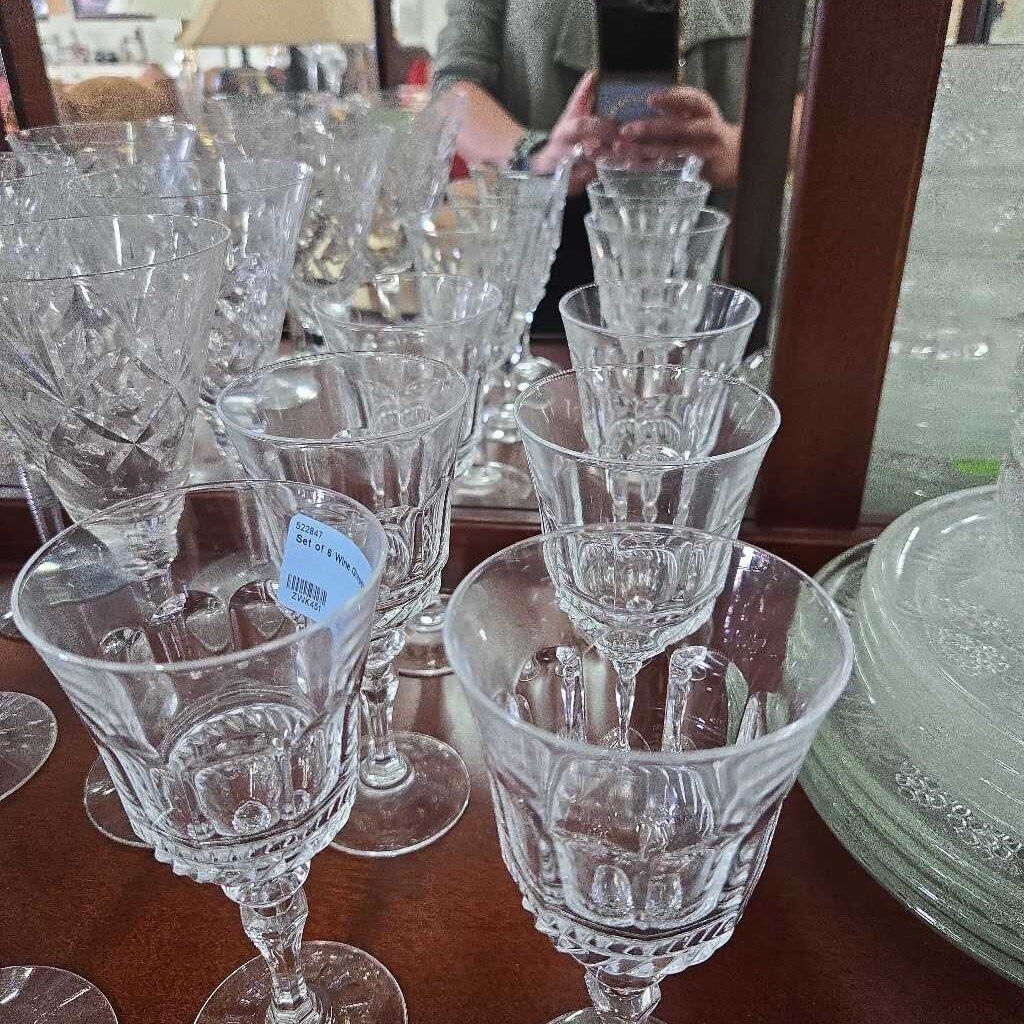 Set of 6 Wine Glasses