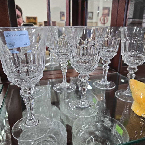 Set of 6 Wine Glasses