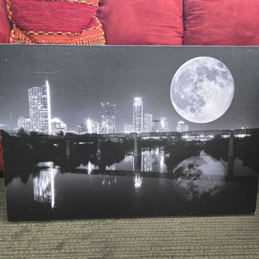 Canvas City Scape Art