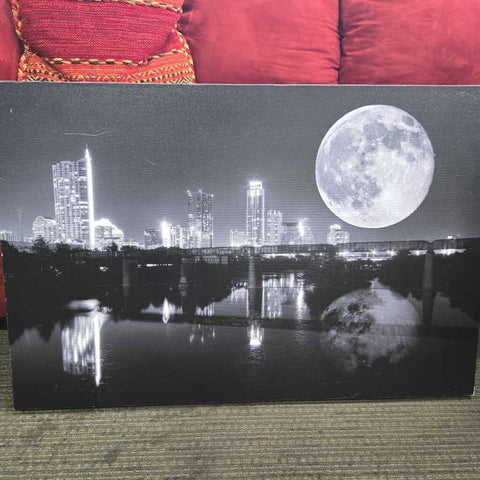 Canvas City Scape Art