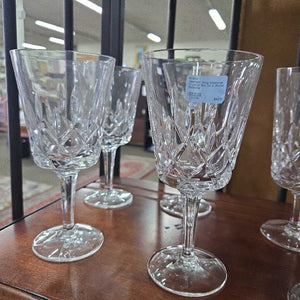 Gorham King Edwards Crystal Set of 4 Iced Tea Glasses