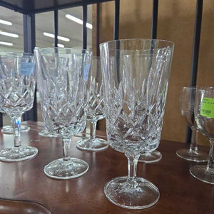Gorham King Edwards Crystal Set of 4 Water Goblets