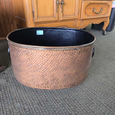 Hammered Copper Bucket