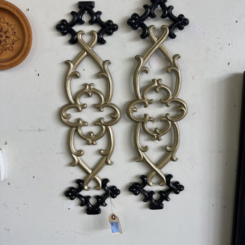 Pair of Metal Decor