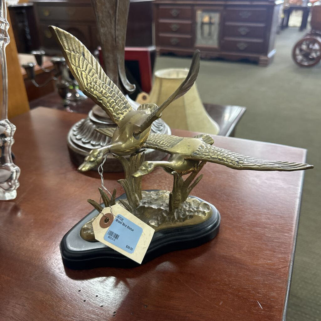 Brass Bird Statue