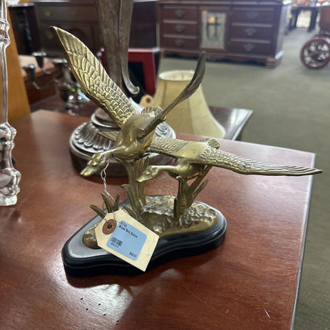 Brass Bird Statue