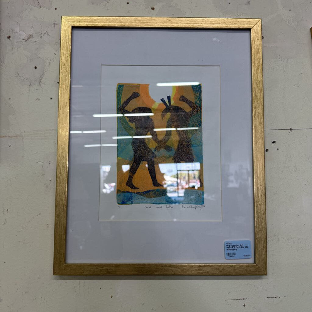 Org Egyptian Art "Horus & Seth By Elle Willoughby