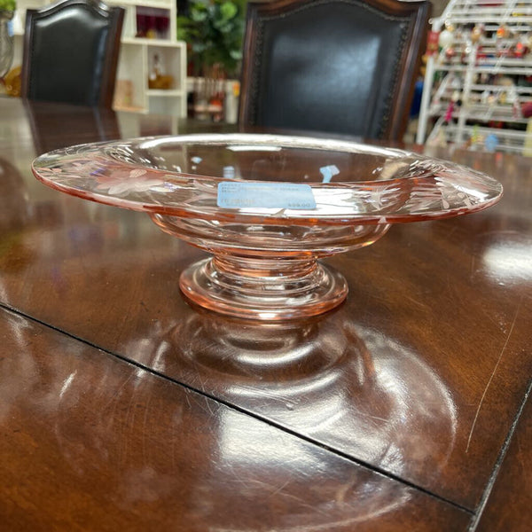 Pink Depression Glass Bowl