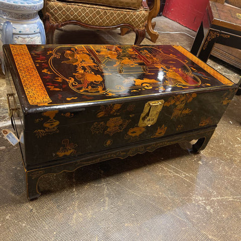 Oriental Chest on Stand AS IS