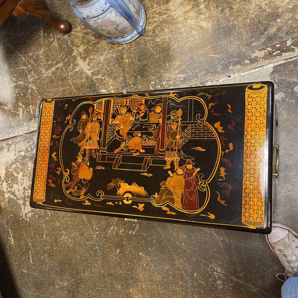 Oriental Chest on Stand AS IS