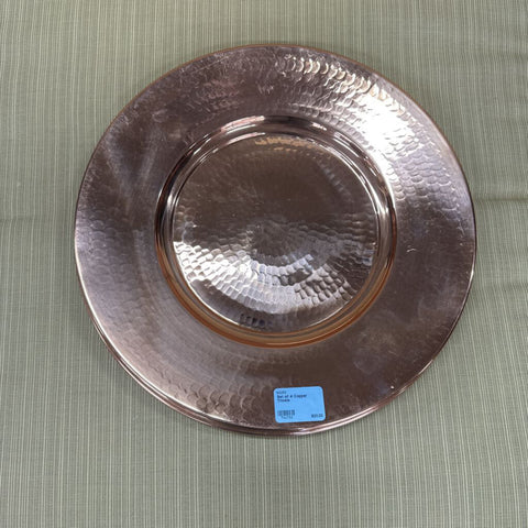 Set of 4 Copper Trivets