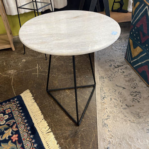 Marble Top Accent Table