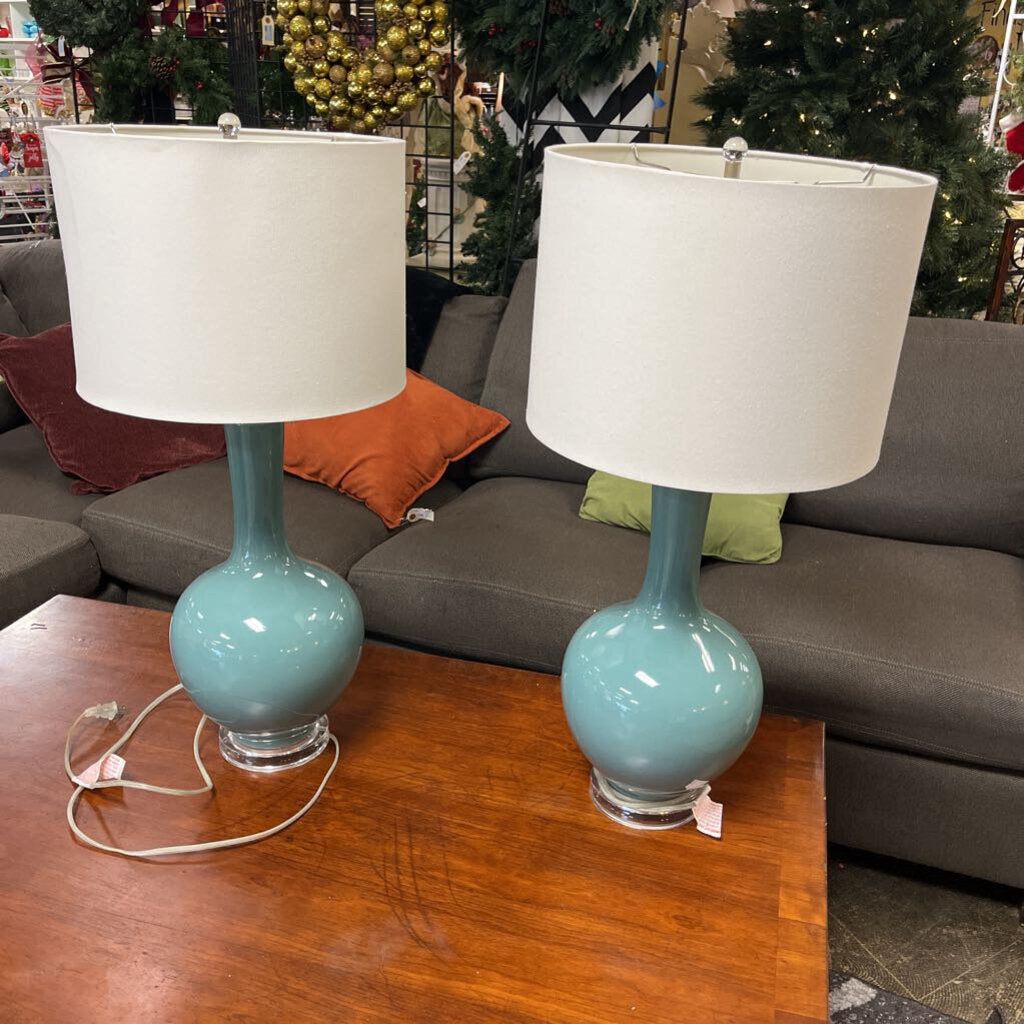 Pair of Lamps w/Shades