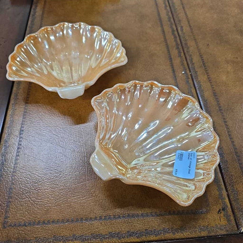 Pair of Vintage Shell Dishes