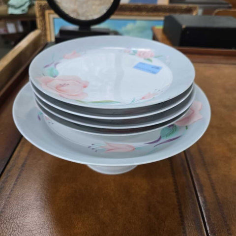Cake Stand w/4 Plates