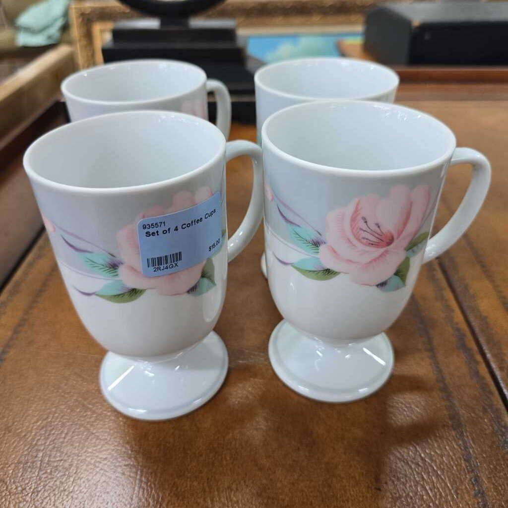 Set of 4 Coffee Cups