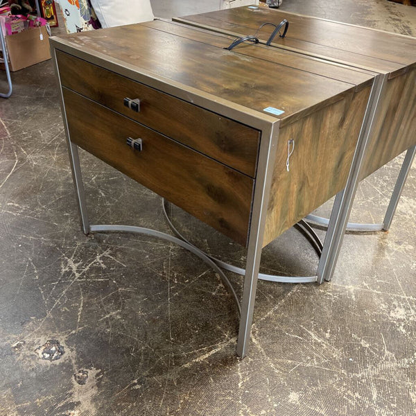 Pair of Caracole Bedside Tables AS IS