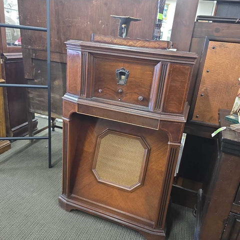Antique Radio Cabinet