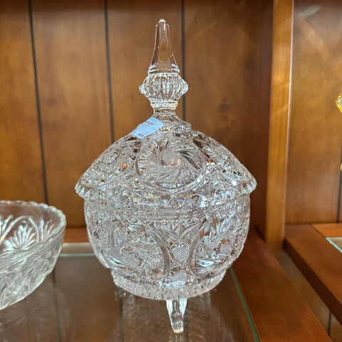 Crystal Dish w/Lid