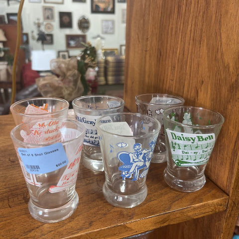 Set of 6 Shot Glasses
