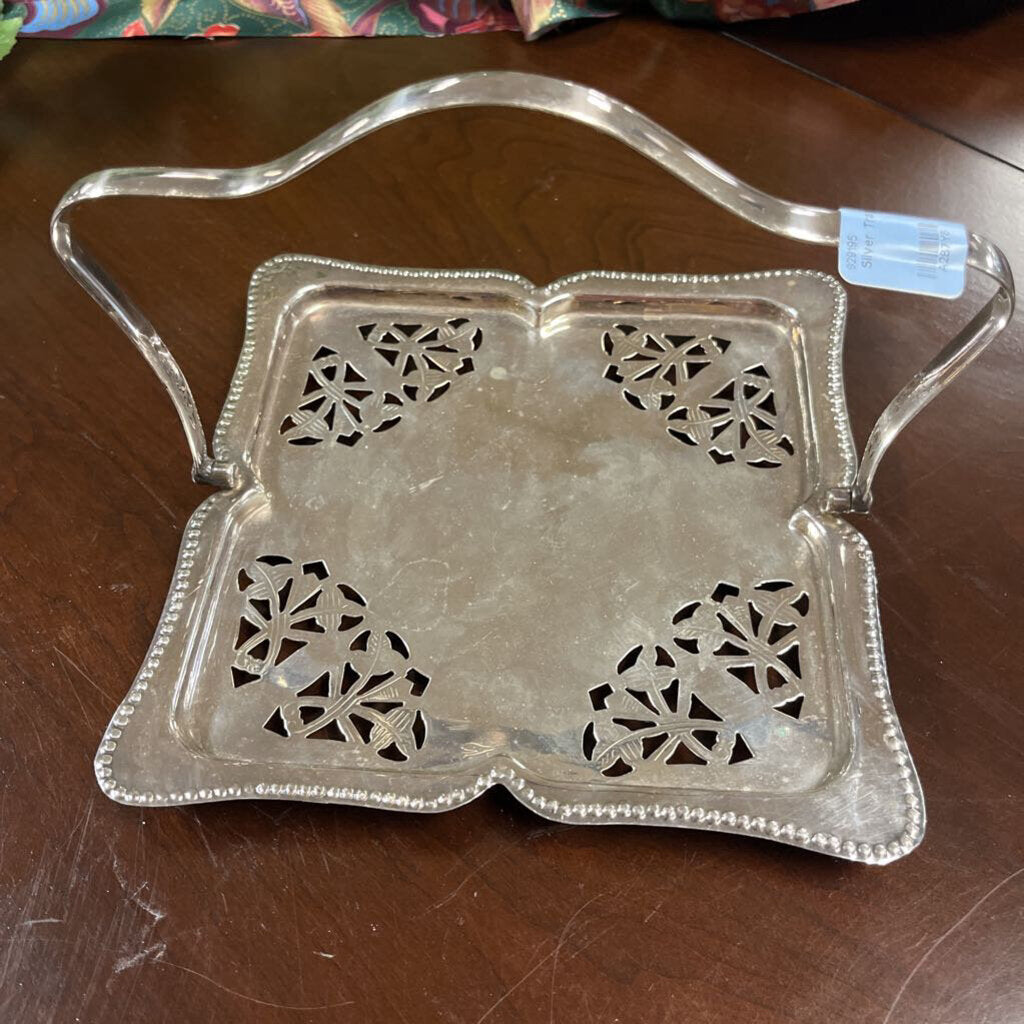 Silver Tray w/Handle