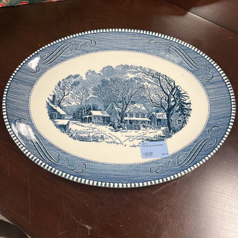 Currier & Ives Platter
