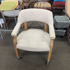 Set of 4 Rolling Dining Chairs