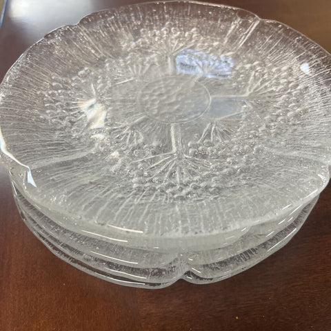 Set of 7 Glass Plates