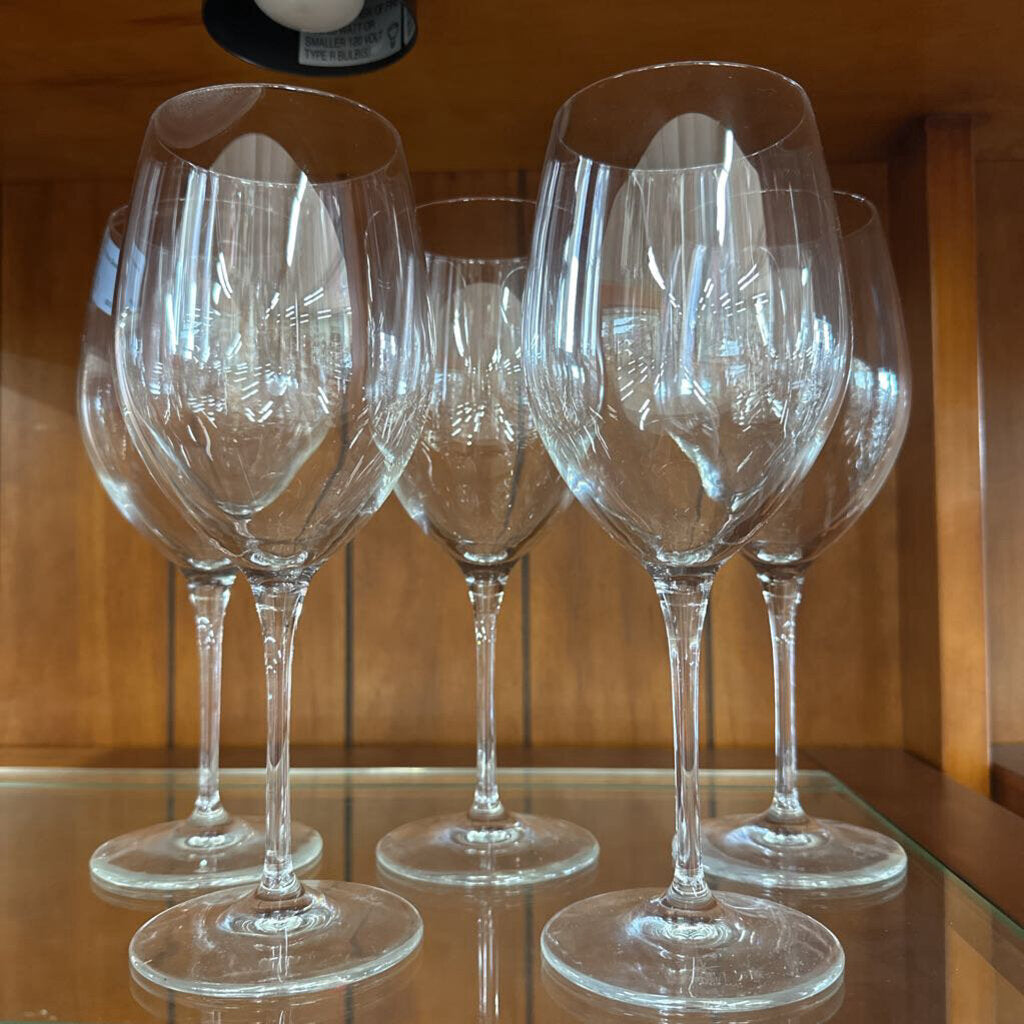 Set of 5 Wine Glasses