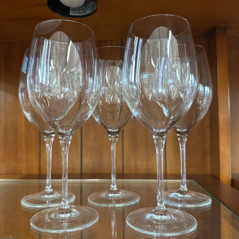 Set of 5 Wine Glasses