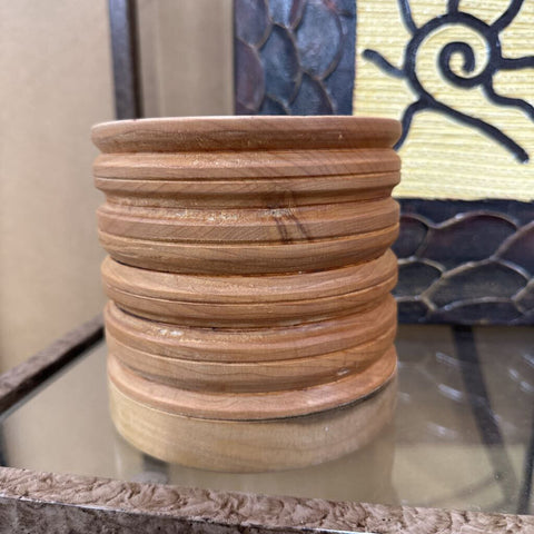 Wooden Jar w/Cork
