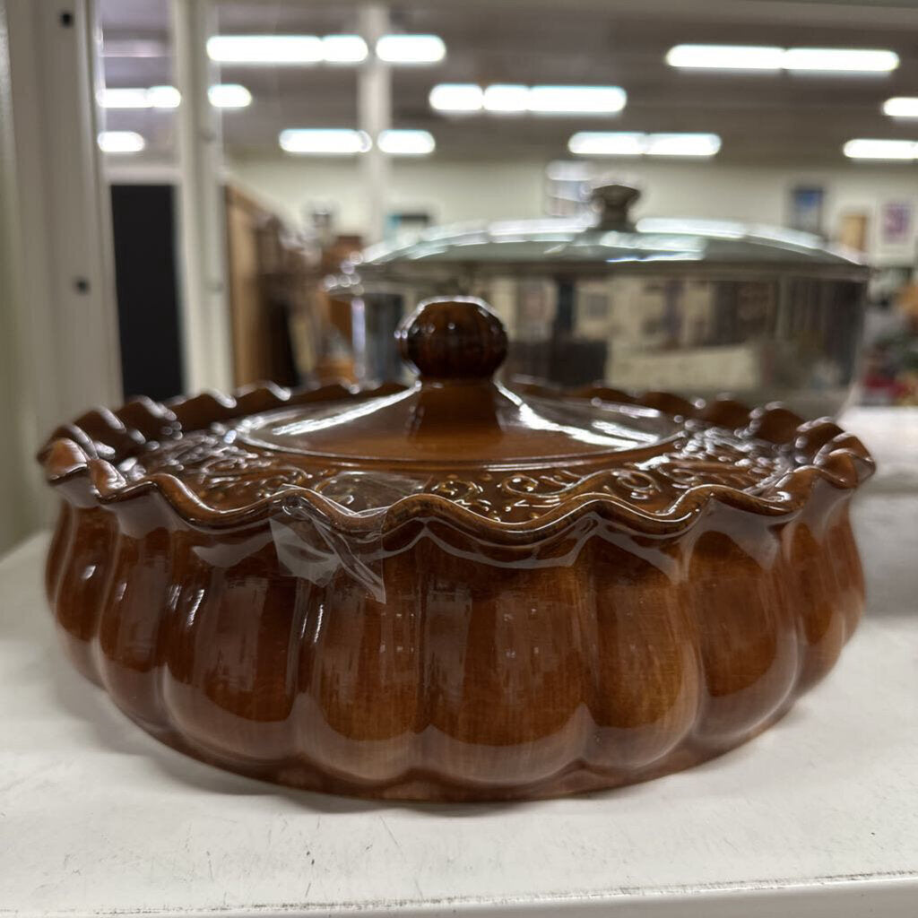 Stoneware Crock w/Lid