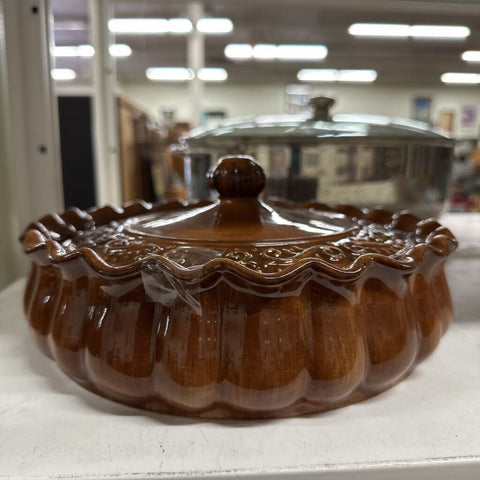 Stoneware Crock w/Lid
