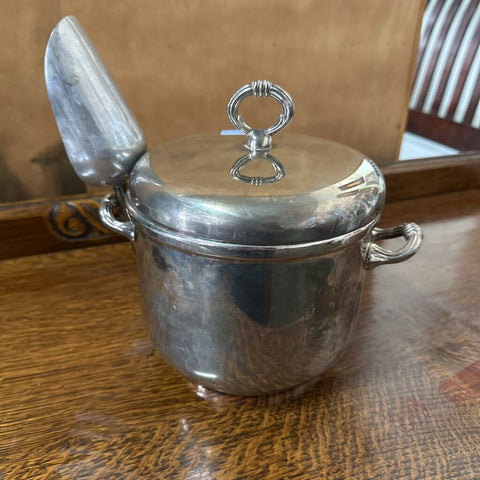 Silver Plated Ice Bucket w/Scoop
