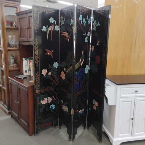 VTG Hand Painted Asian Room Divider