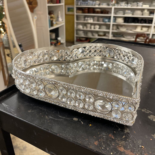 Heart Mirrored Tray