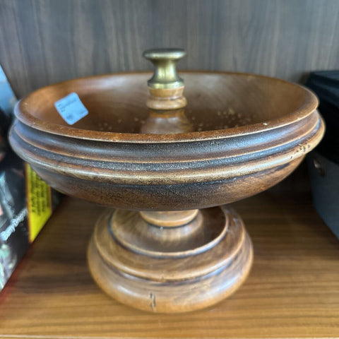 Vintage Wood Carved Bowl