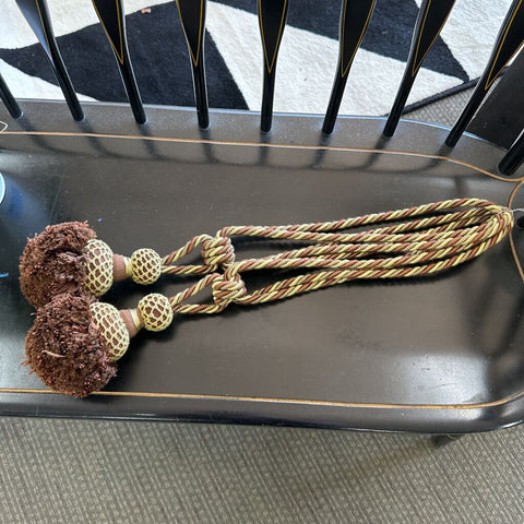 Pair of Braided Tie Backs